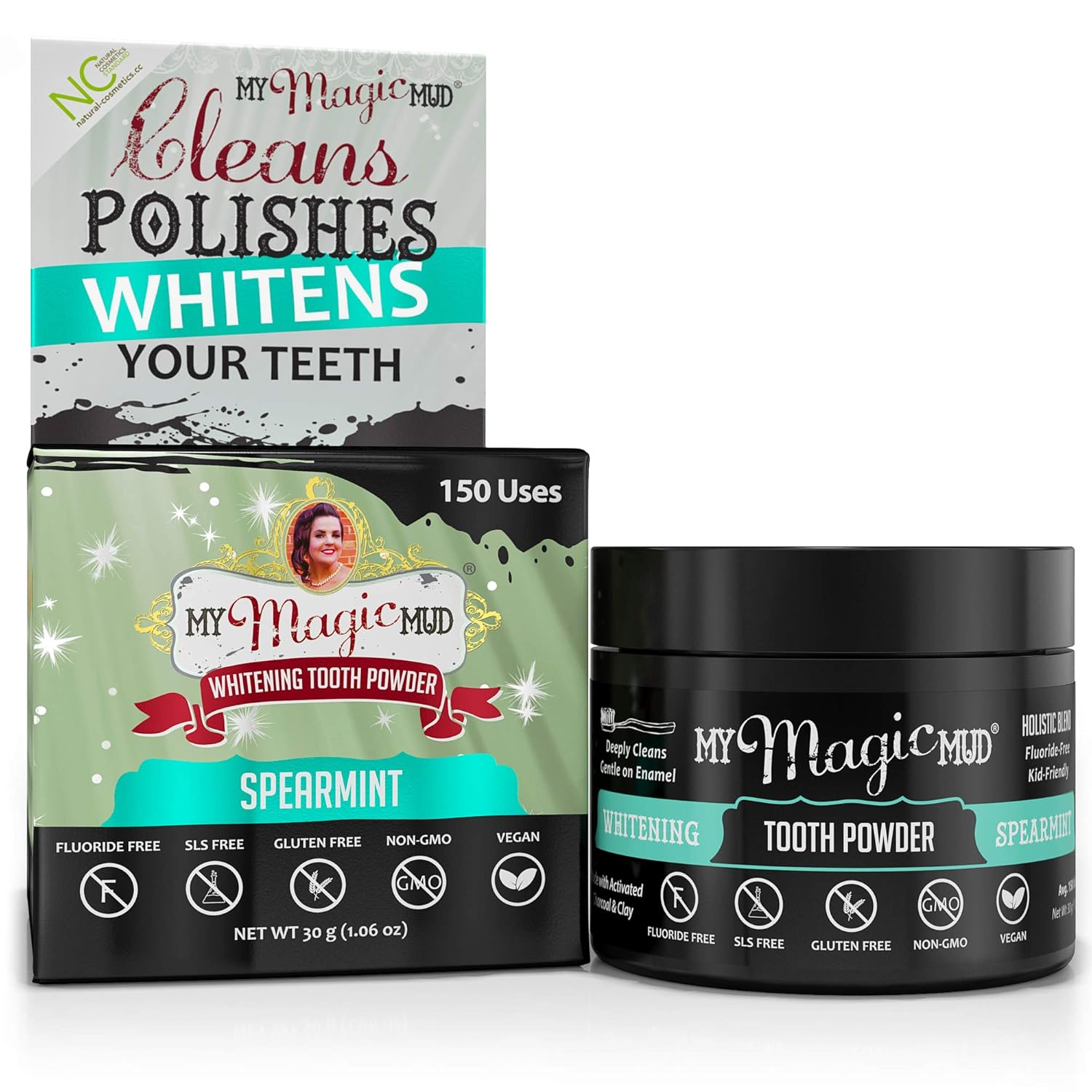 My Magic Mud Turmeric Spearmint Antioxidant Tooth Powder