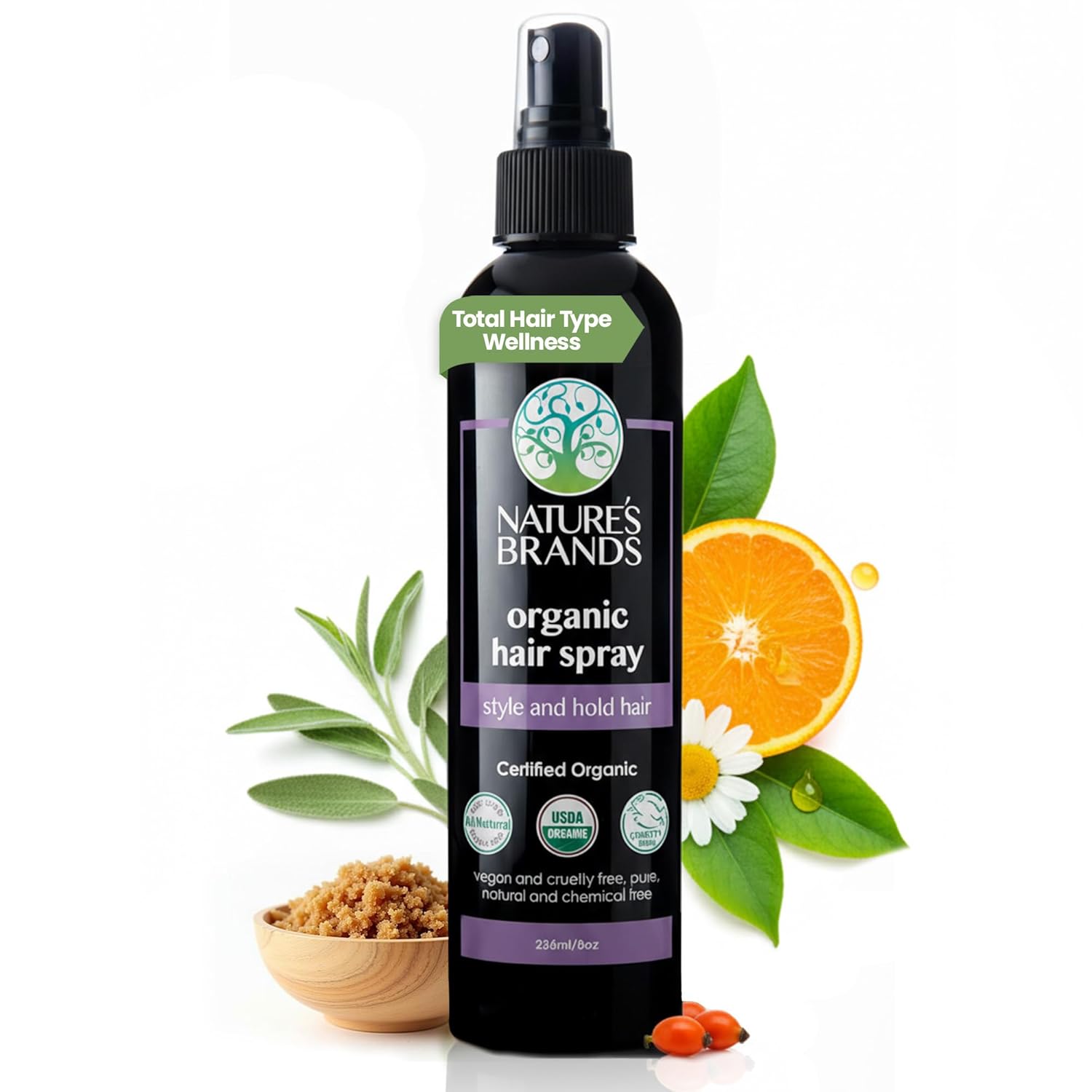 Nature's Brands Herbal Choice Mari Organic Hair Spray