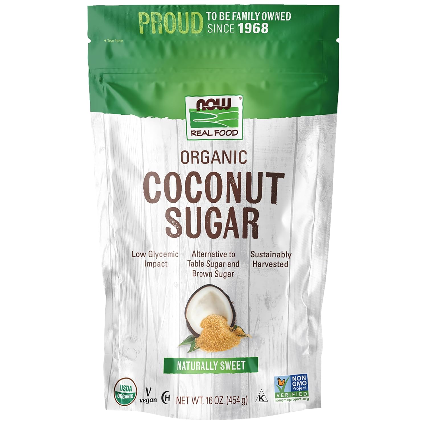 NOW Foods Organic Coconut Sugar