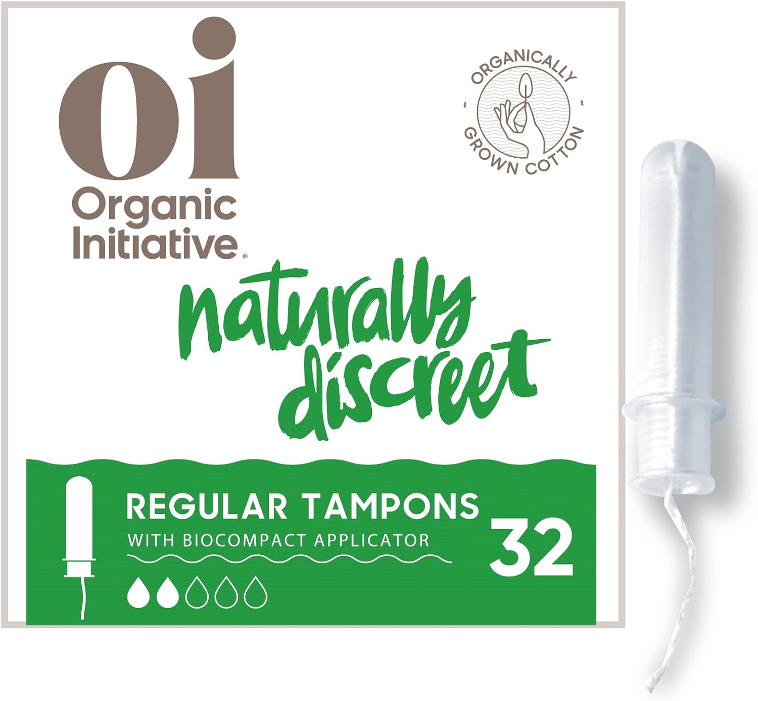 OI Girl Organic Regular Tampons