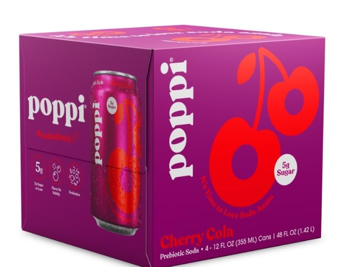 poppi Cherry Cola Prebiotic Soda