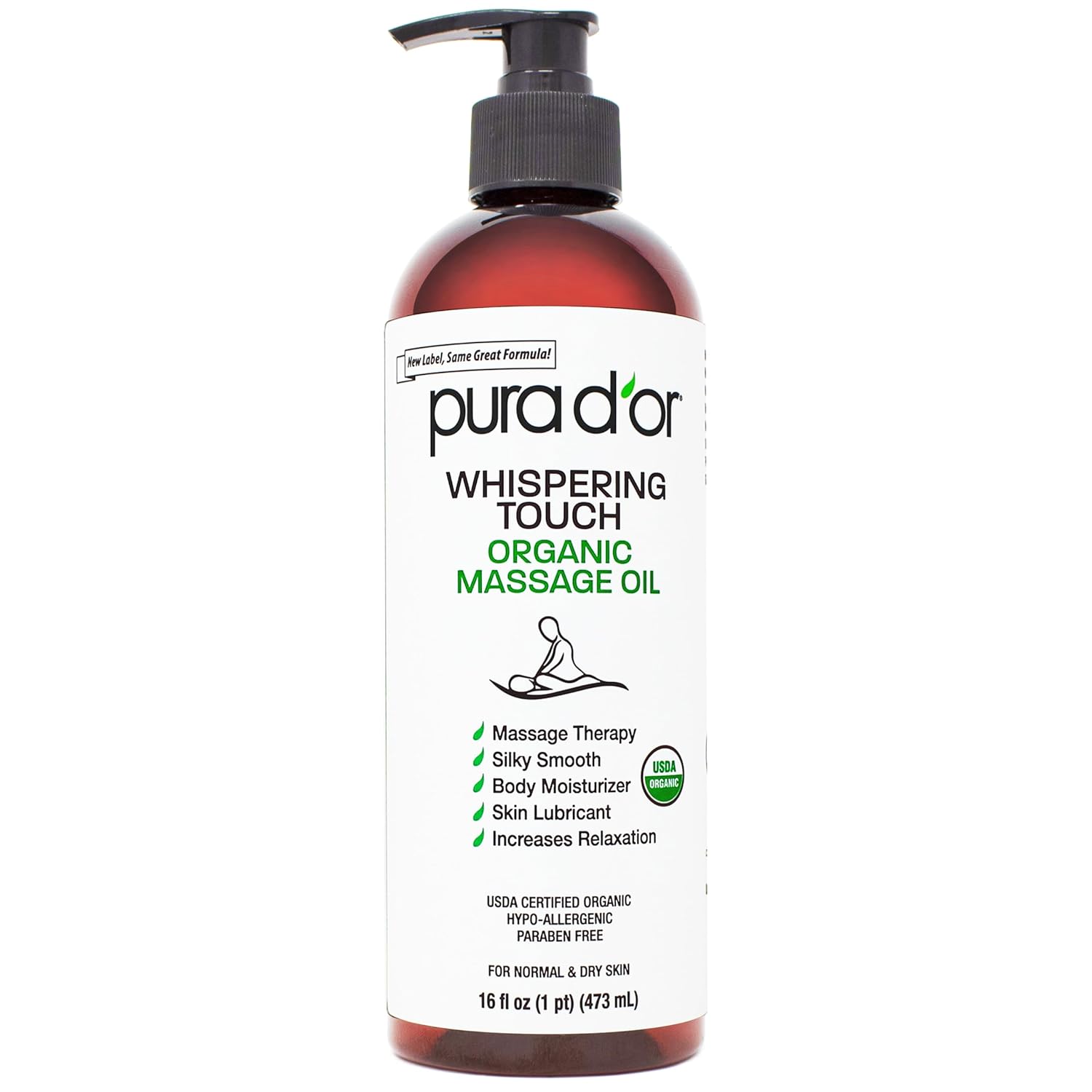 Pura D'or Organic Massage Oil