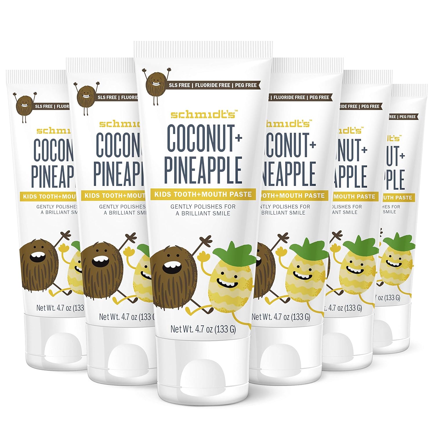 Schmidt's Kids Tooth+Mouth Paste Coconut & Pineapple