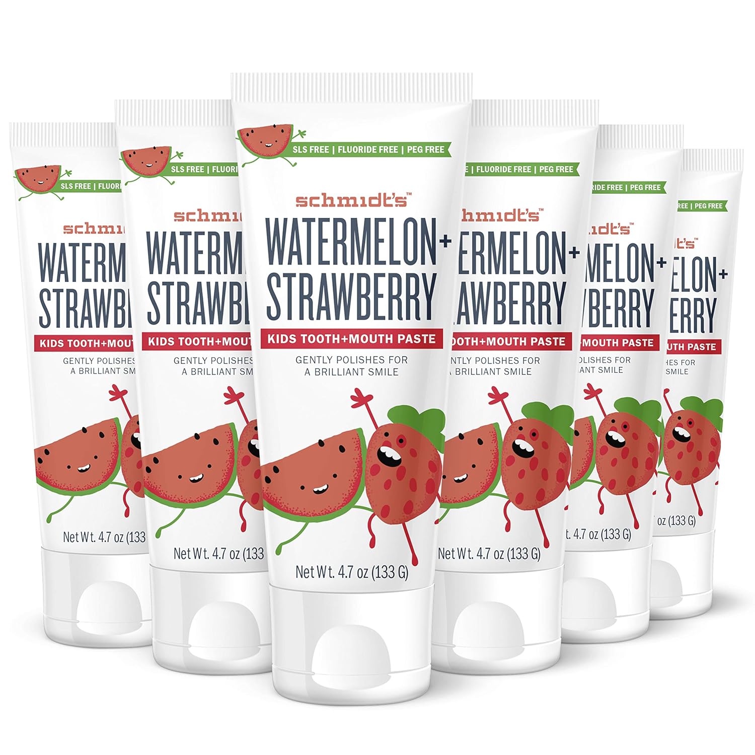 Schmidt's Kids Tooth+Mouth Paste Watermelon & Strawberry