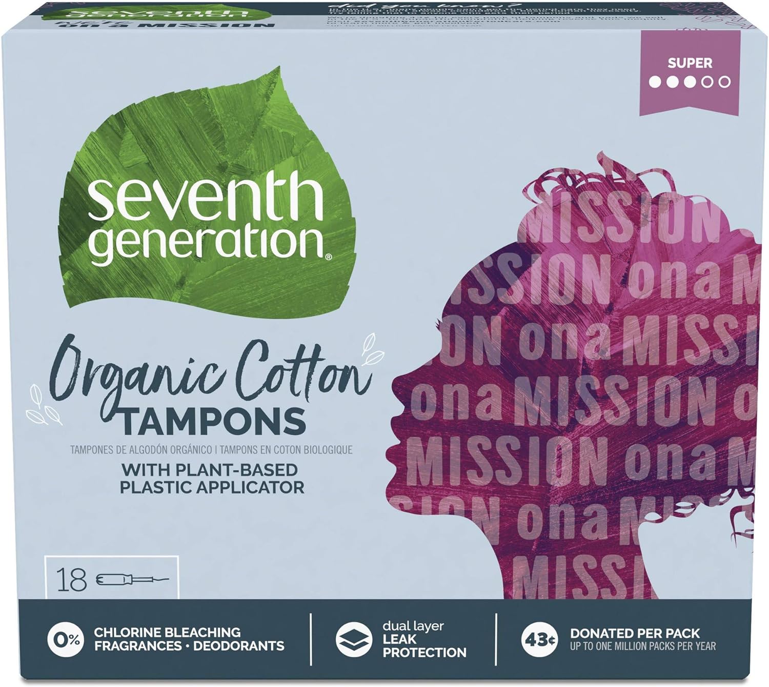 Seventh Generation Organic Cotton Tampons