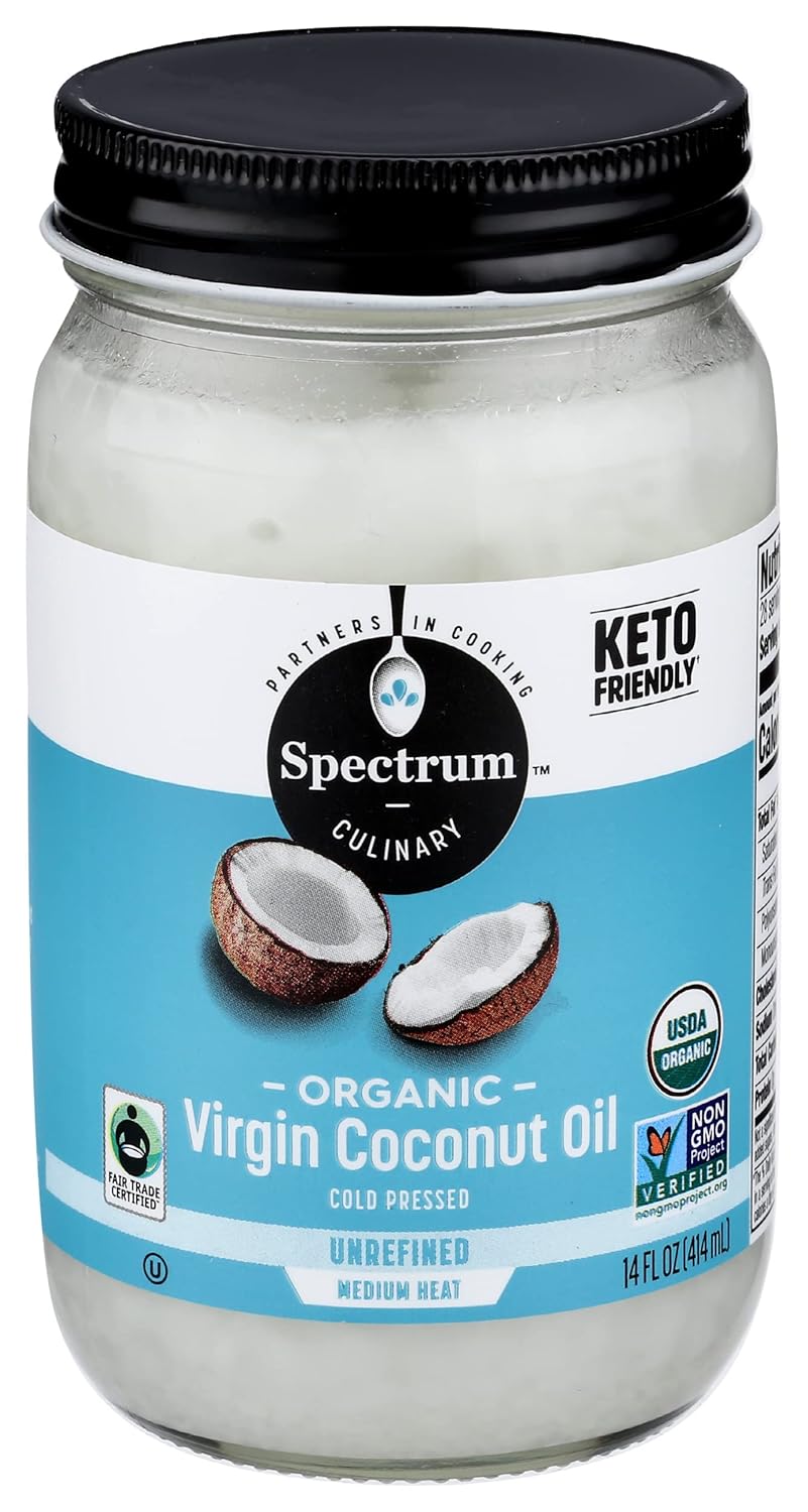 Spectrum Organic Virgin Coconut Oil Cold Pressed Unrefined