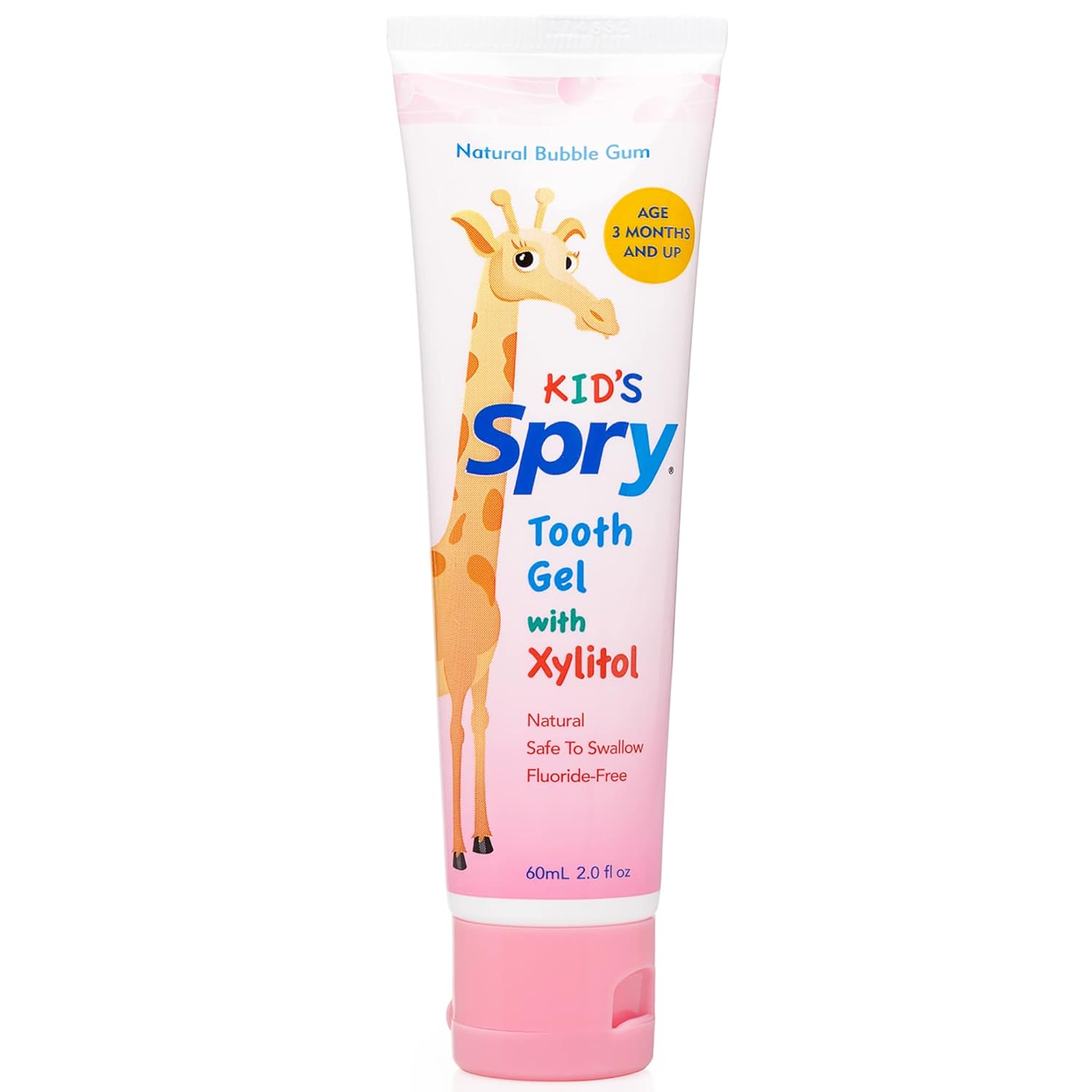Spry Kid's Tooth Gel Fluoride-Free Bubble Gum