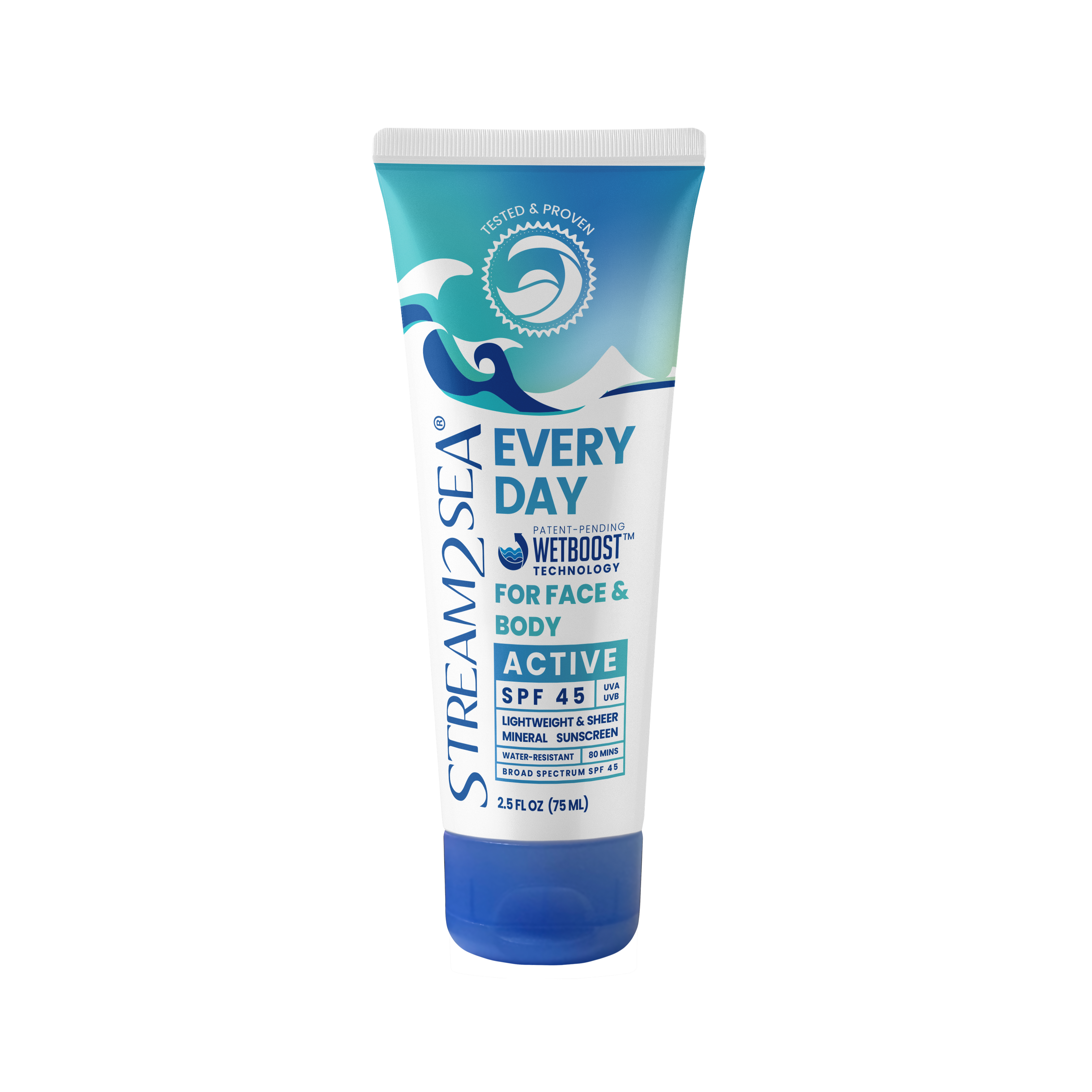 Stream2Sea Everyday Mineral Sunscreen, SPF 45+