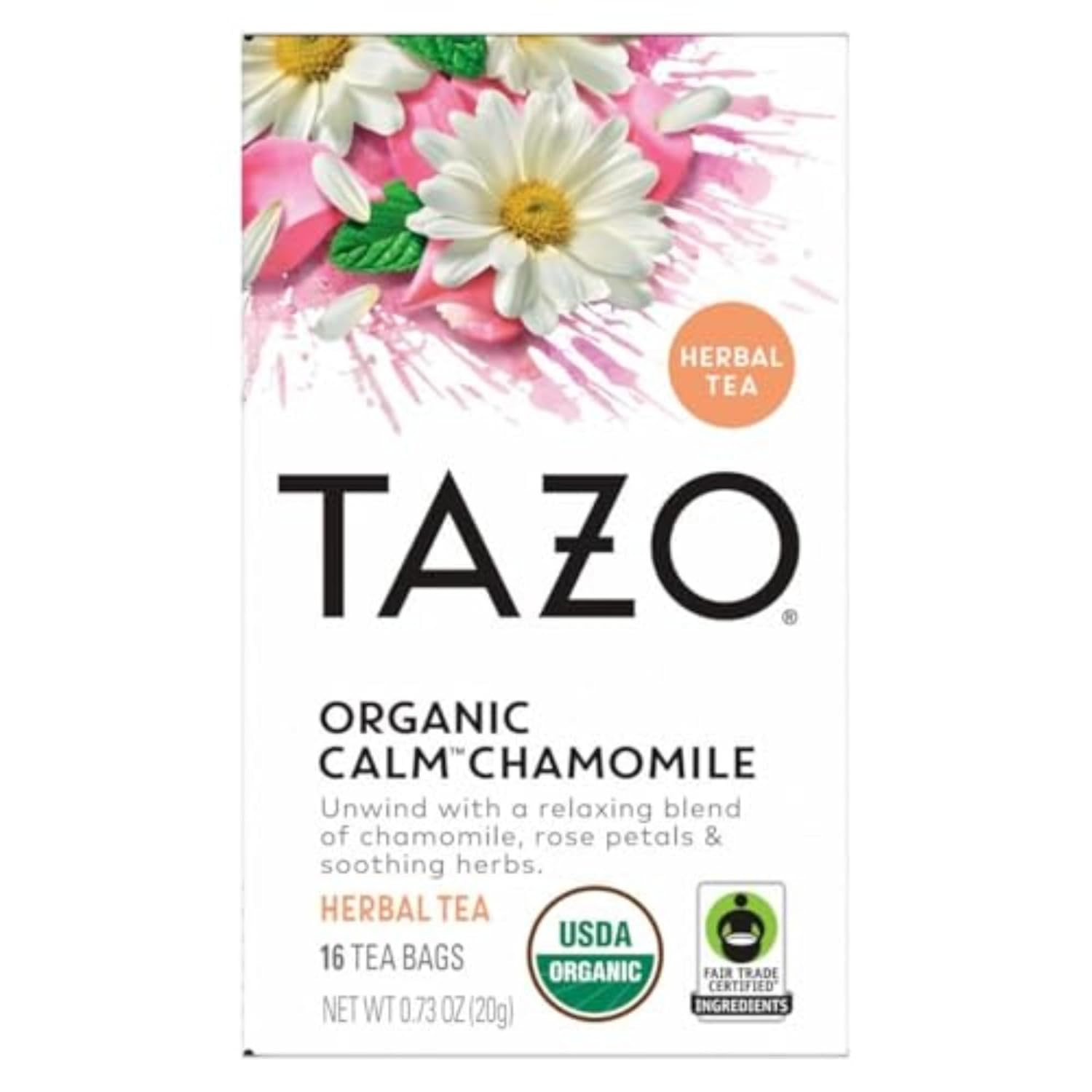TAZO Organic Calm Chamomile Herbal Tea