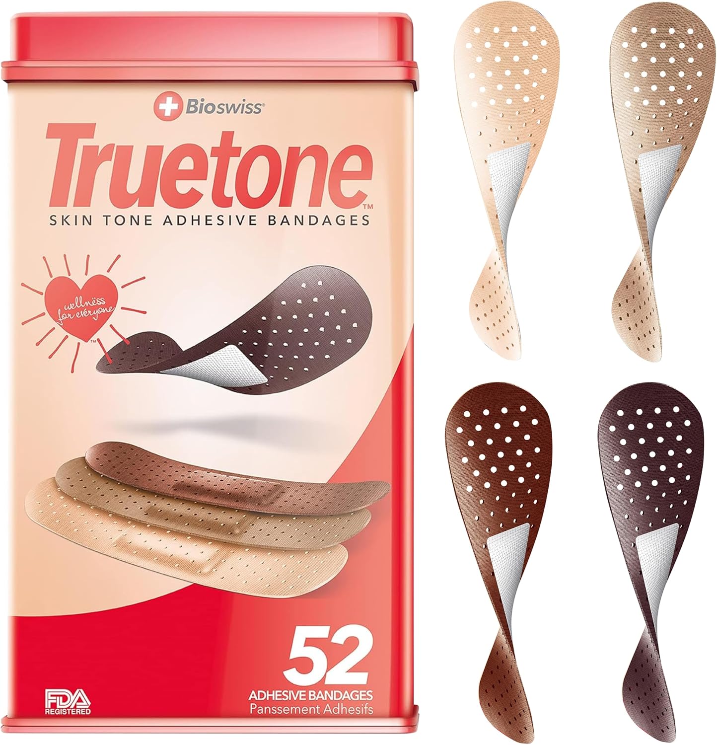 Trutone Skin Tone Adhesive Bandages Brown