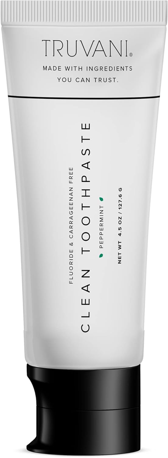 Truvani Fluoride & Carrageenan Free Clean Toothpaste Peppermint