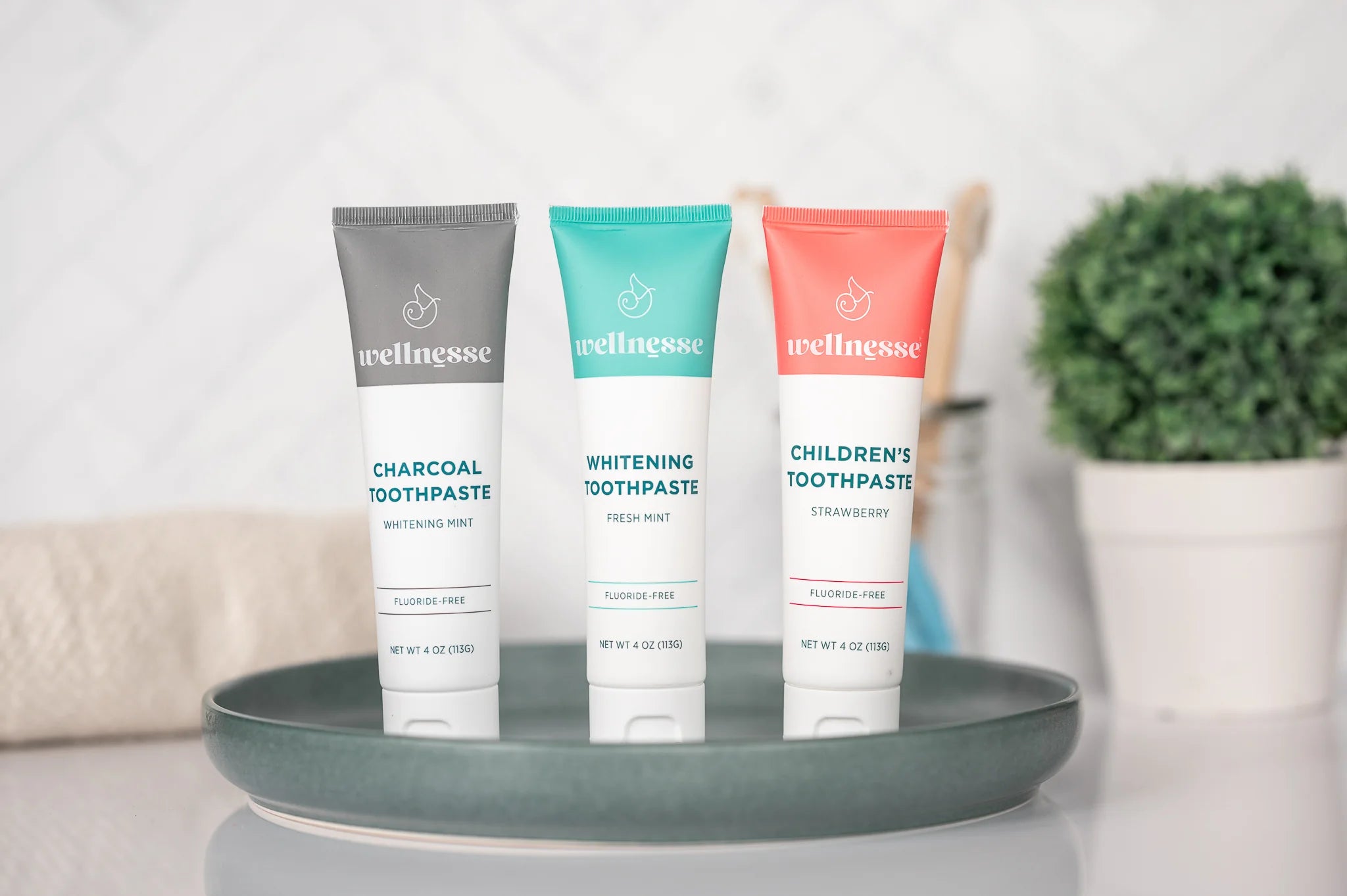 Wellnesse Whitening Toothpaste Fresh Mint